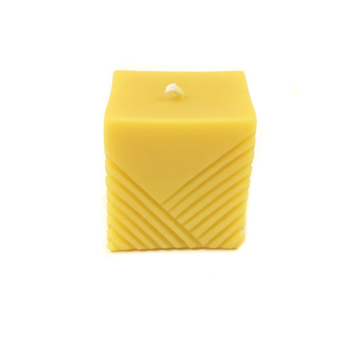 Large Square Beeswax Candle