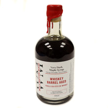 Load image into Gallery viewer, Whiskey Barrel Aged Dark Maple Syrup