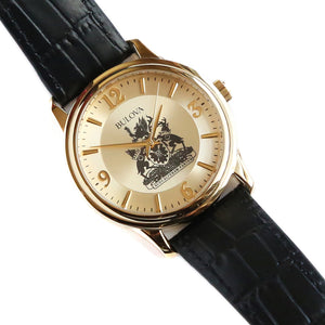 Gold face watch with imprint of the Legislative Assembly coat of arms