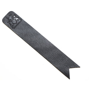 Black leather bookmark with Legislative Assembly coat of arms imprint