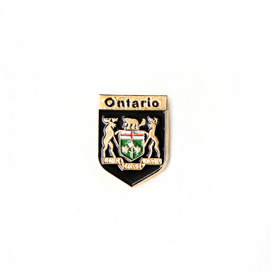 Ontario provincial coat of arms pin