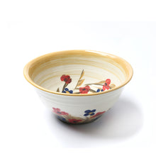 Charger l&#39;image dans la galerie, Bowl with hand painted poppies and a dragonfly